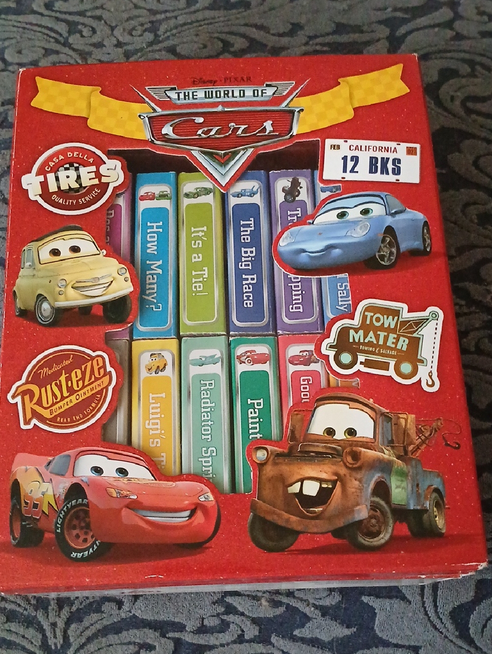 Cars Kids Board Book Set - Red